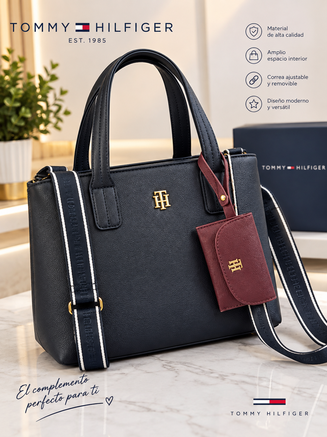 Cartera Tommy + monedero