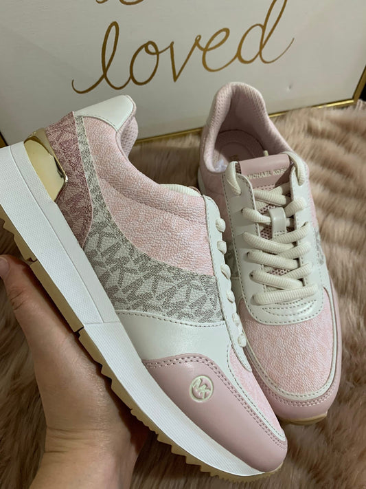 Zapatilla monograma rosa Michael KORS